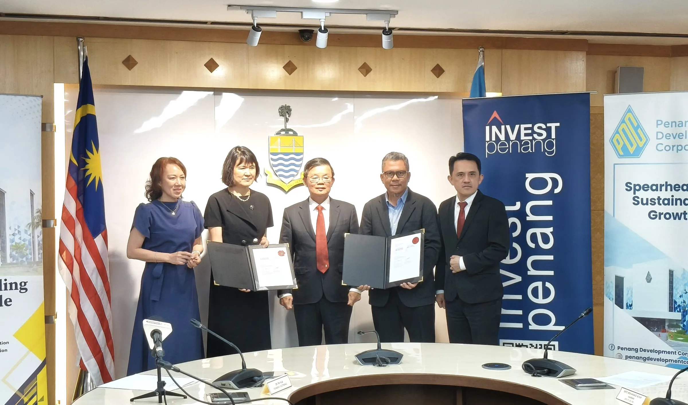 The lease signing at Komtar on 7 October 2026. Photo: InvestPenang